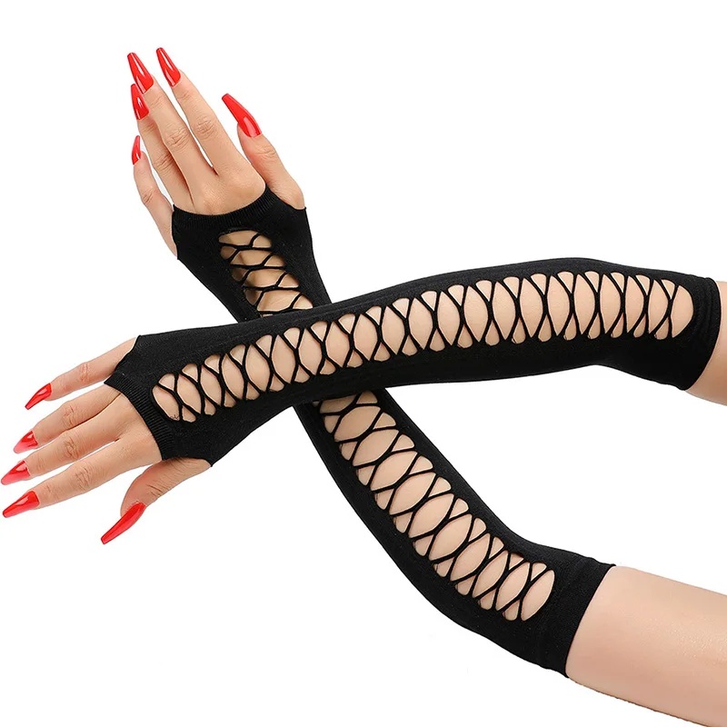 Women's Long Lace Gloves, Fing - Fingerless Glove Knit review and price