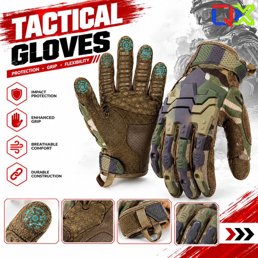 QX Tactical Gloves Touch Scree - Work Glove Impact review and price